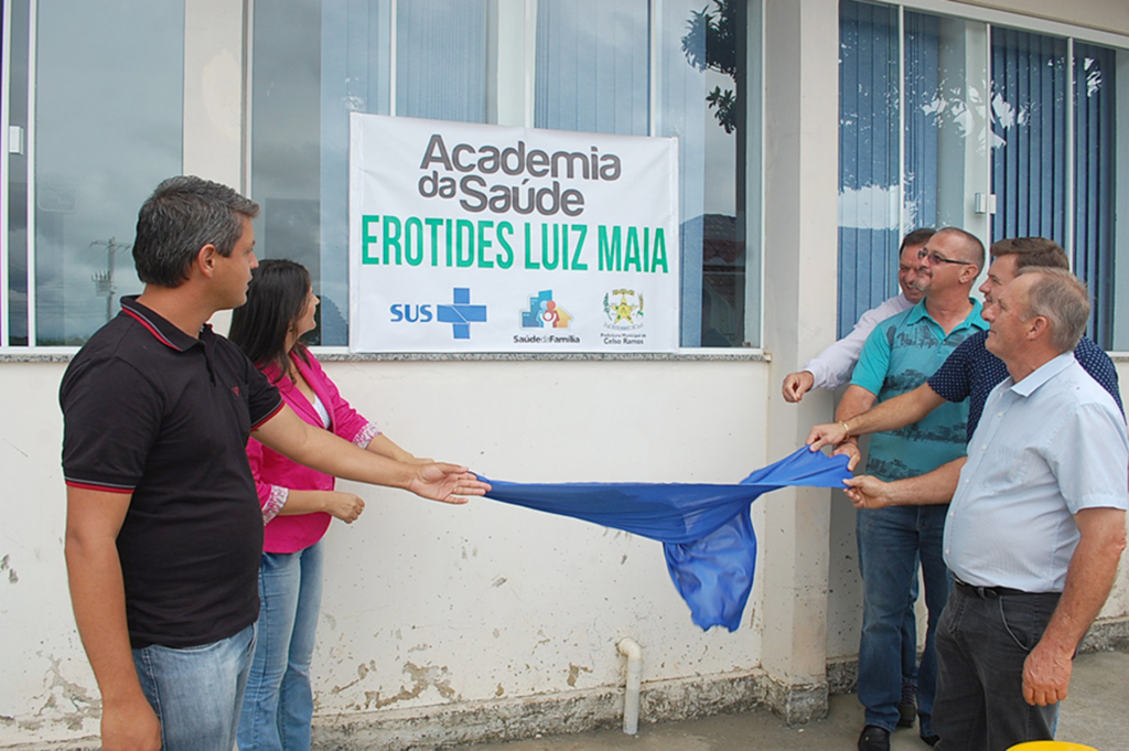 Prefeitura de Celso realizou a inauguração da Academia de Saúde em Santo Antônio