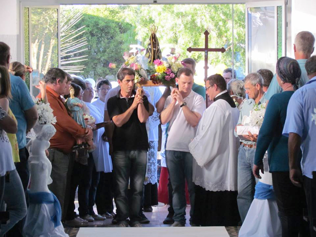 Imagem peregrina de Nossa Senhora chega a Celso Ramos