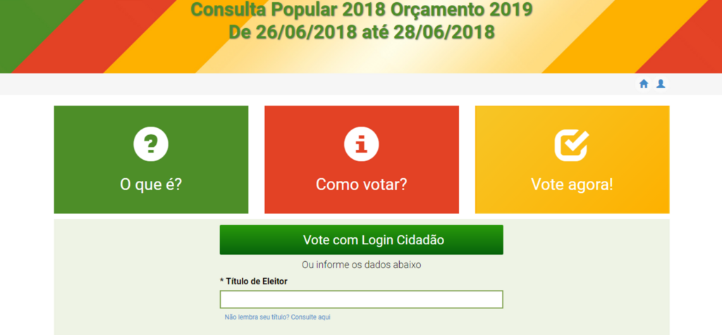 Último dia da Consulta Popular