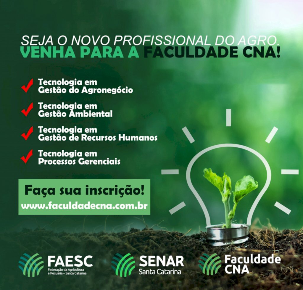 Últimos dias para inscrições na Faculdade CNA em Santa Catarina