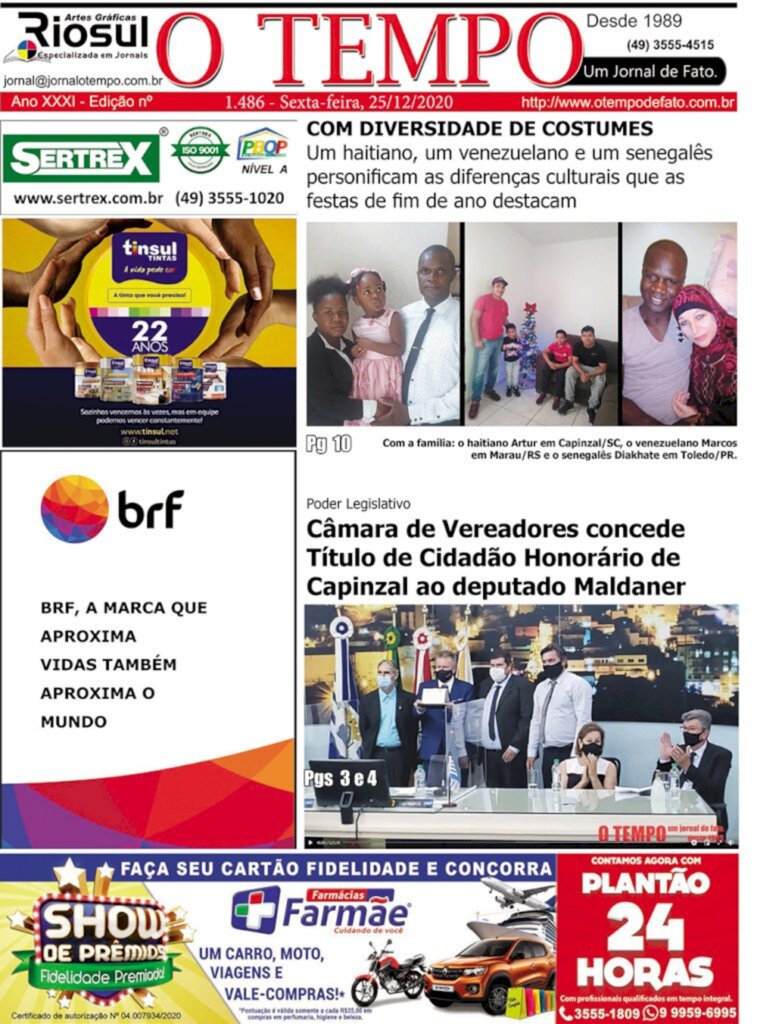 Tempo jornal de fato