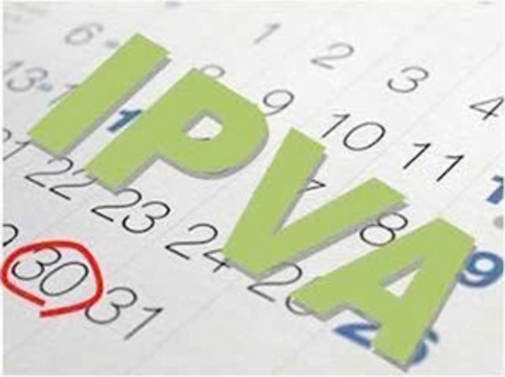 IPVA de veículos com final 1 deve ser pago até o dia 1º de fevereiro