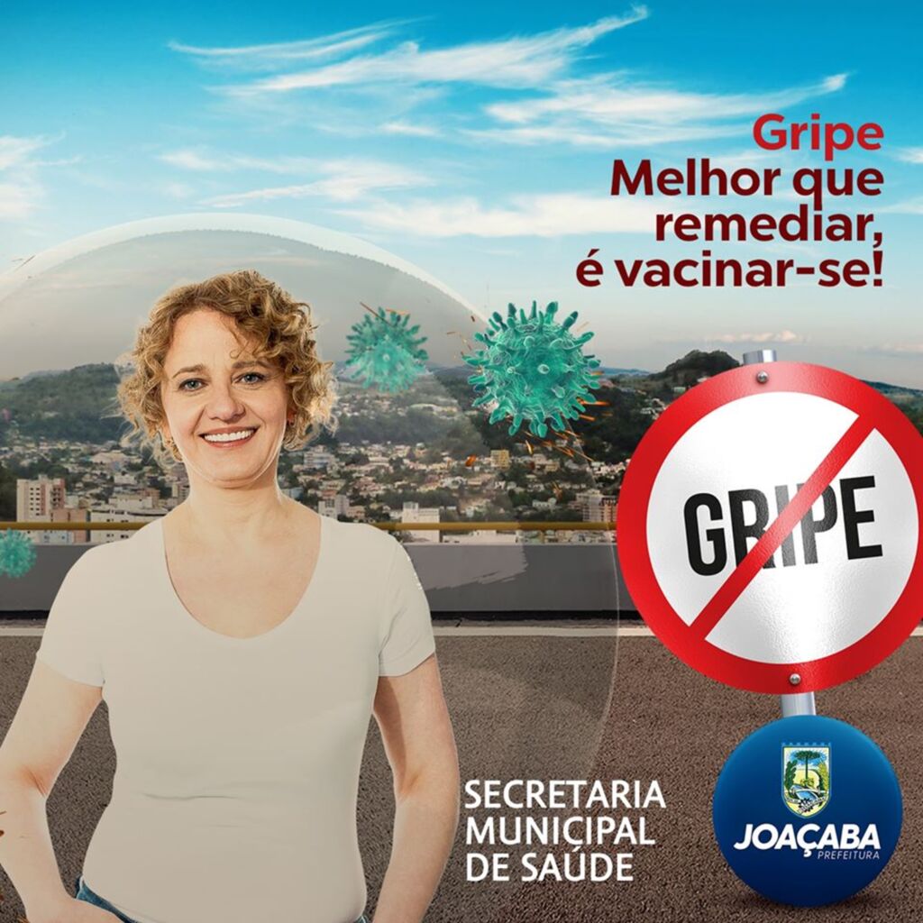 Vacinação contra a gripe em Joaçaba: Idosos serão vacinados em casa e profissionais de saúde no ESF