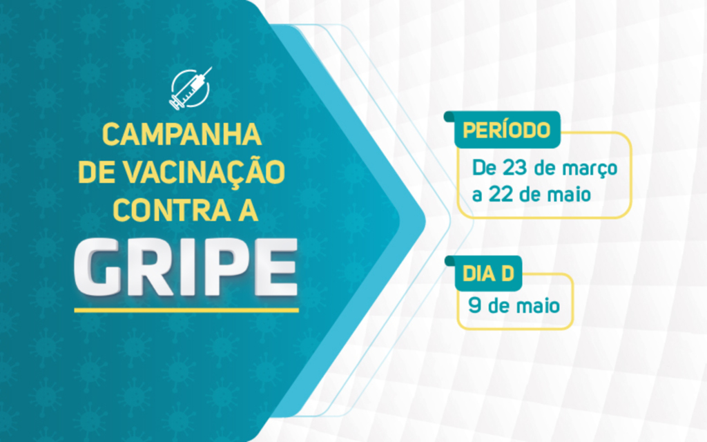 Com antecipação, campanha de vacina da gripe inicia na próxima segunda, 23