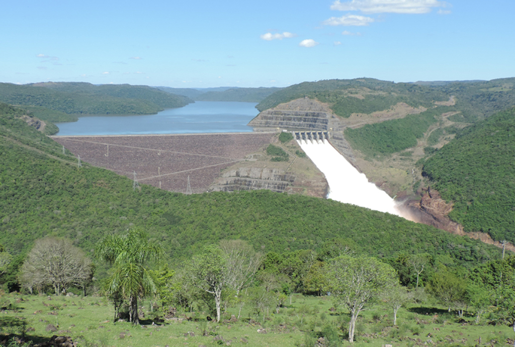 Chuvas aumentam o nível do reservatório da Usina