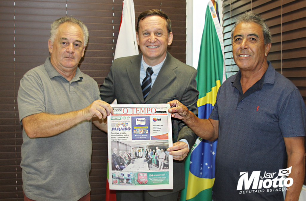 Deputado Jair Miotto agradece O Tempo um jornal de fato