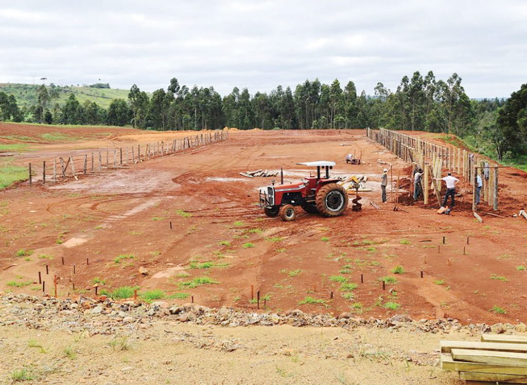 Está em construção a nova Cancha de Laço de Abdon Batista
