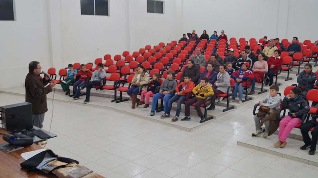 Palestra destacou o  tradicionalismo