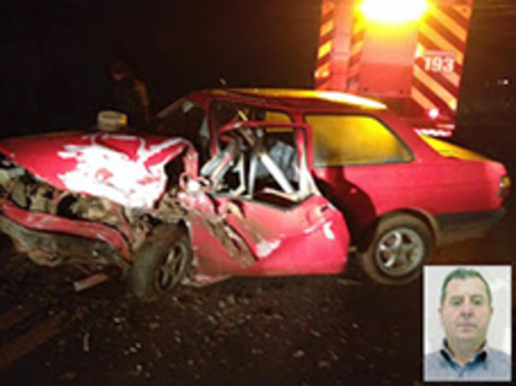 Uma pessoa morreu e duas ficaram feridas em acidente na BR-282 em Vargem