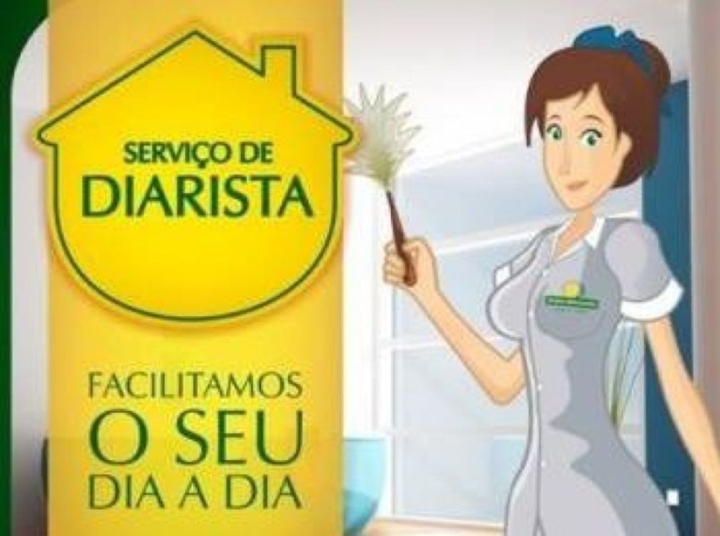 Facilite sua vida: Serviço de Diarista, ou seja, faxineira