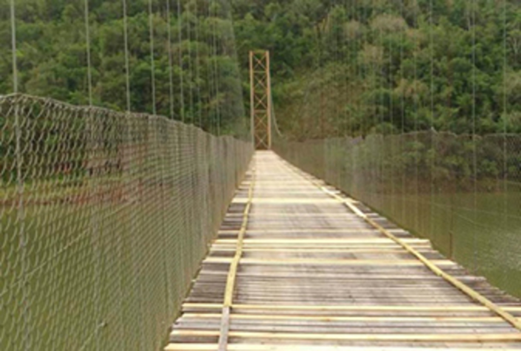 Ponte Pênsil é restaurada pela Prefeitura de Celso Ramos