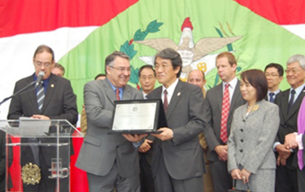 Colombo recebe embaixador do Japão em homenagem aos 120 anos de relações diplomáticas