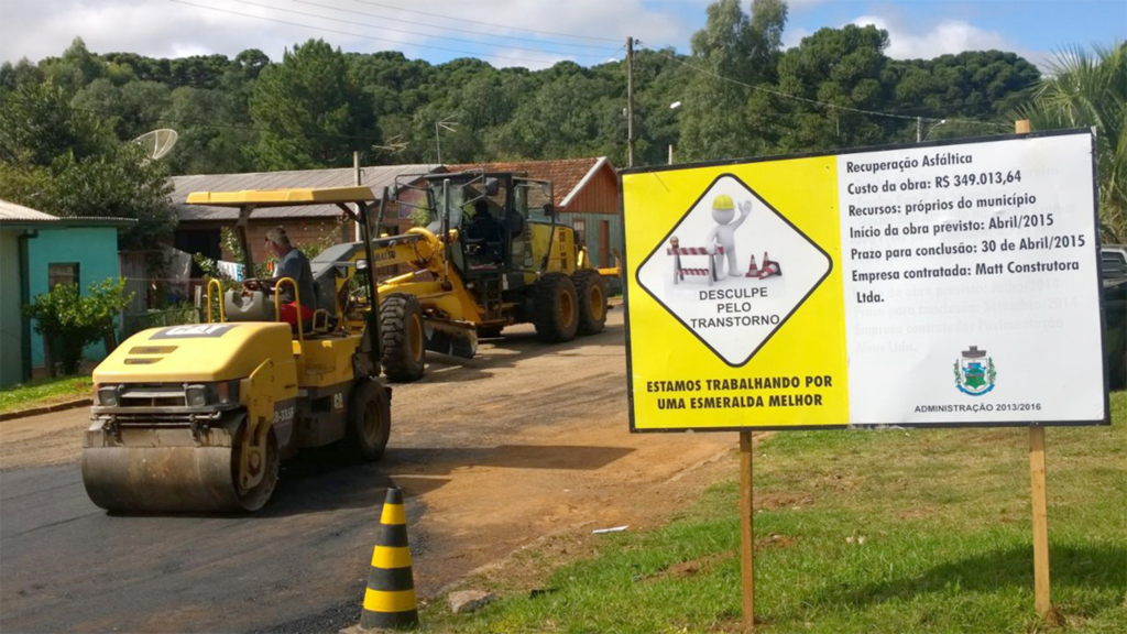 Mais investimentos urbanos para o município de Esmeralda
