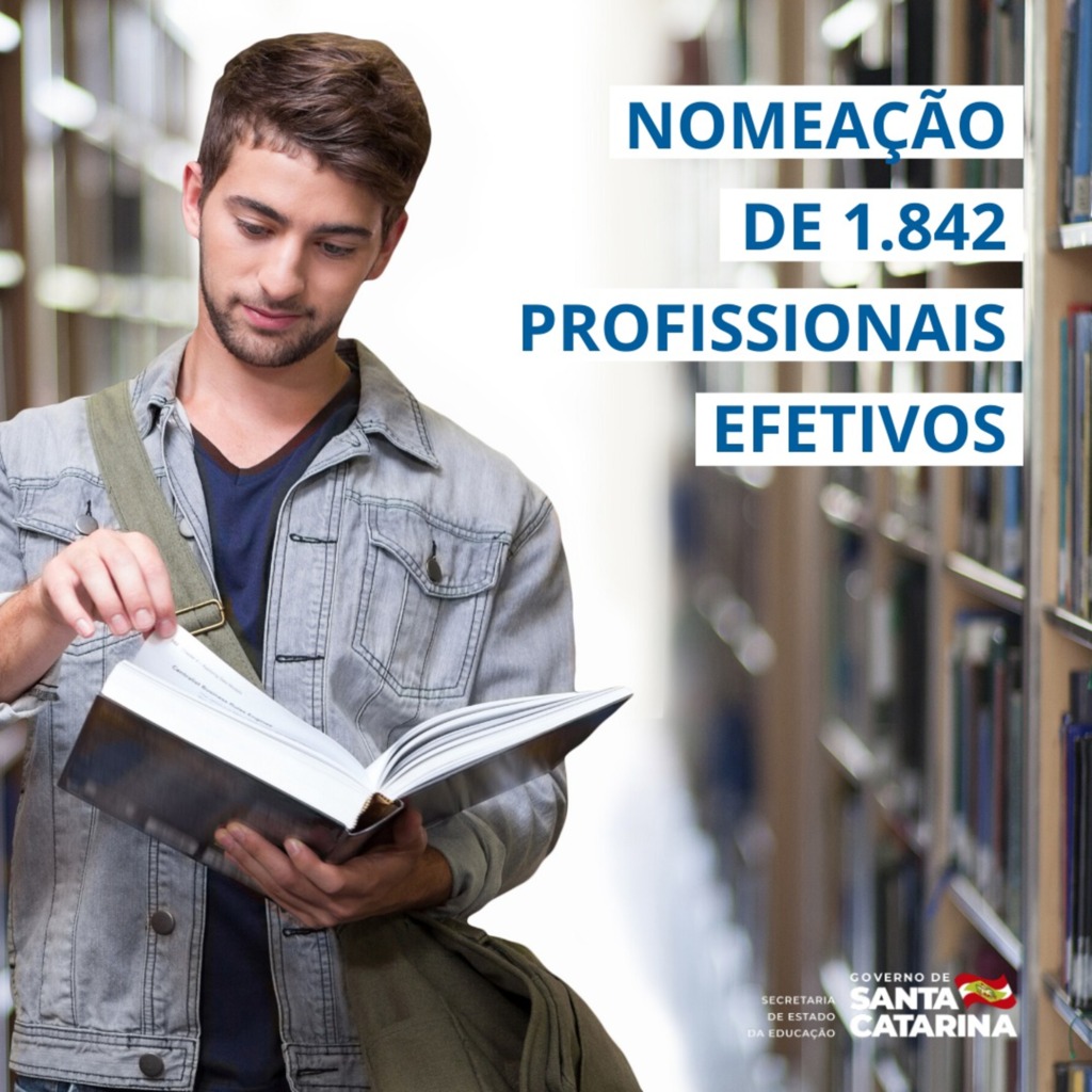 Governo do Estado nomeia 1.842 novos servidores efetivos para a Educação