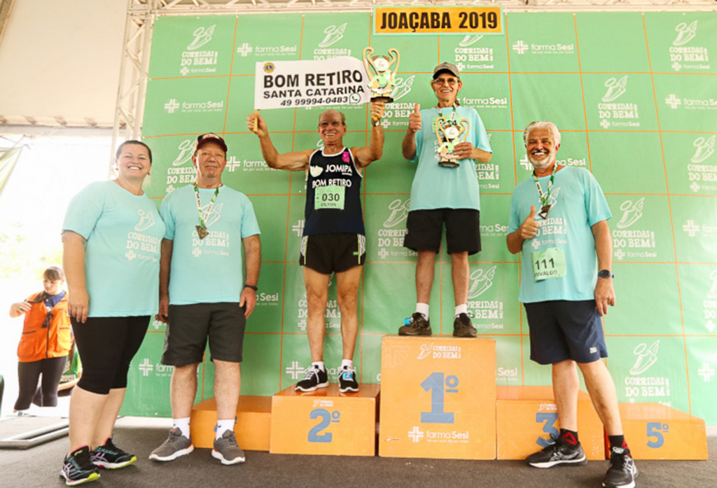 Capinzalense é destaque na etapa da Corrida do Bem Joaçaba