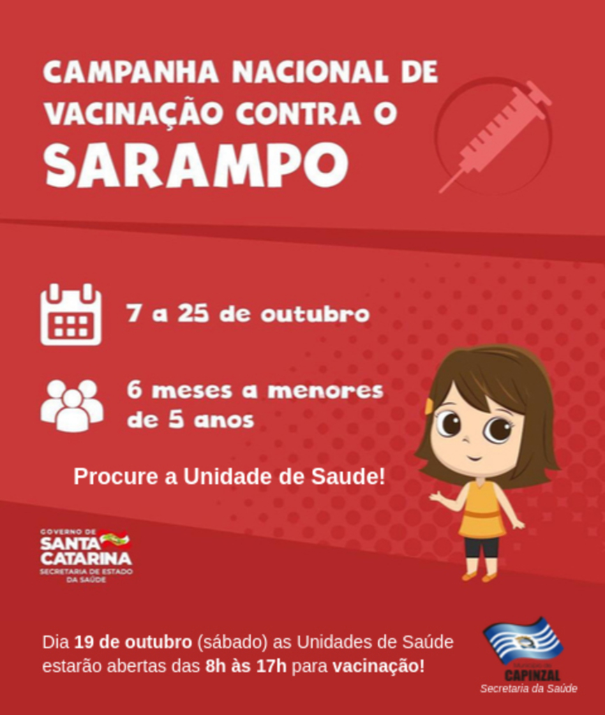 Capinzal: Campanha Nacional de Vacinação