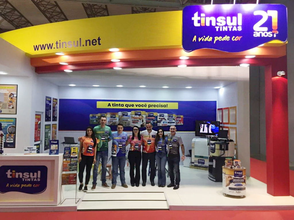 Tinsul Tintas participa da Construsul 2019