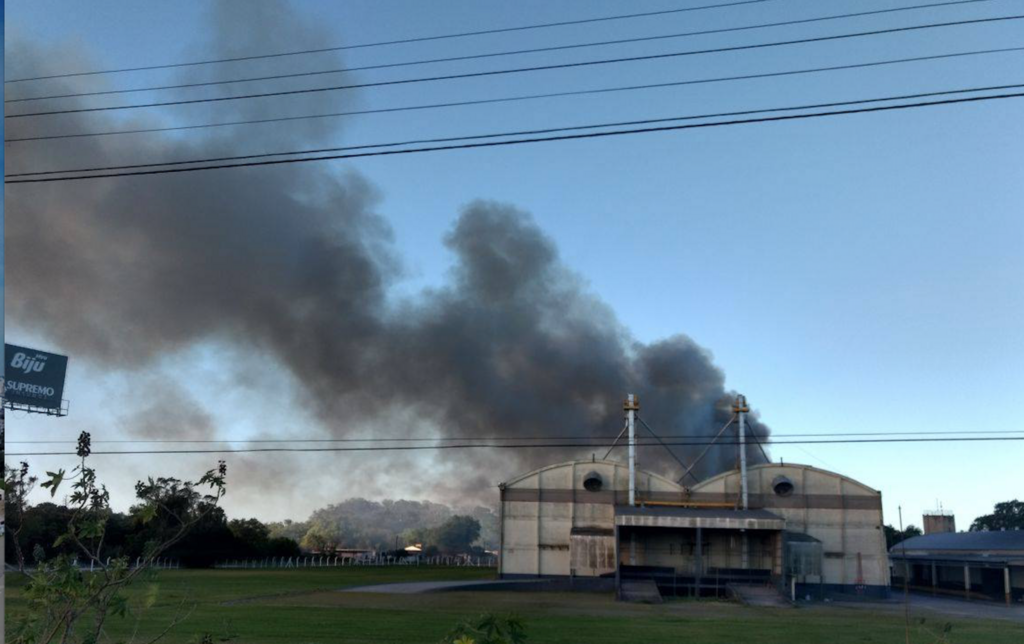 Incêndio atinge instalação da Josapar no Areal