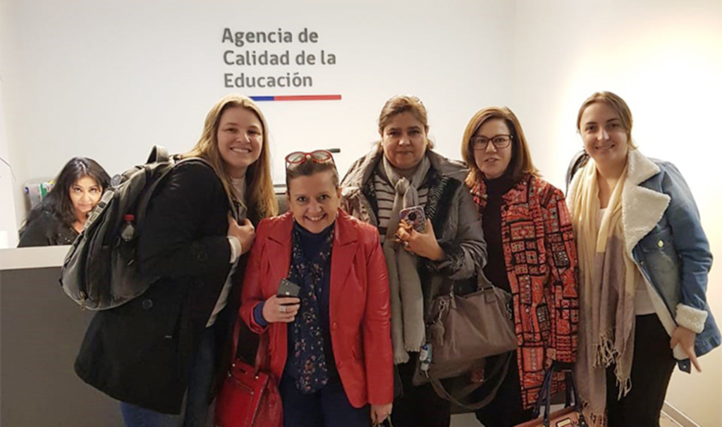  - Os mestrandos visitaram a Comissão Nacional de Acreditación (CNA) e a Agencia de la Calidad (AC) do Ministério de Educación do Chile (Mineduc)