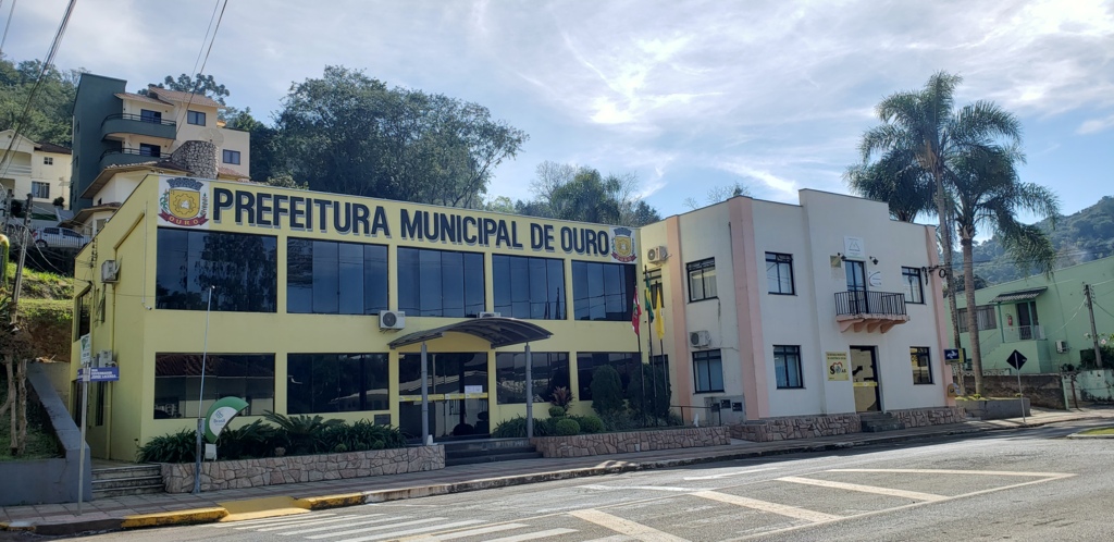  - Foto da Prefeitura de Ouro (SC), ou seja, a sua loicalização.