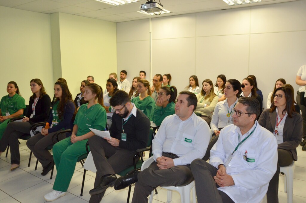  - ?  Evento contou com a participação de colaboradores da Unimed Chapecó (Foto Andressa Recchia/Unimed Chapecó)