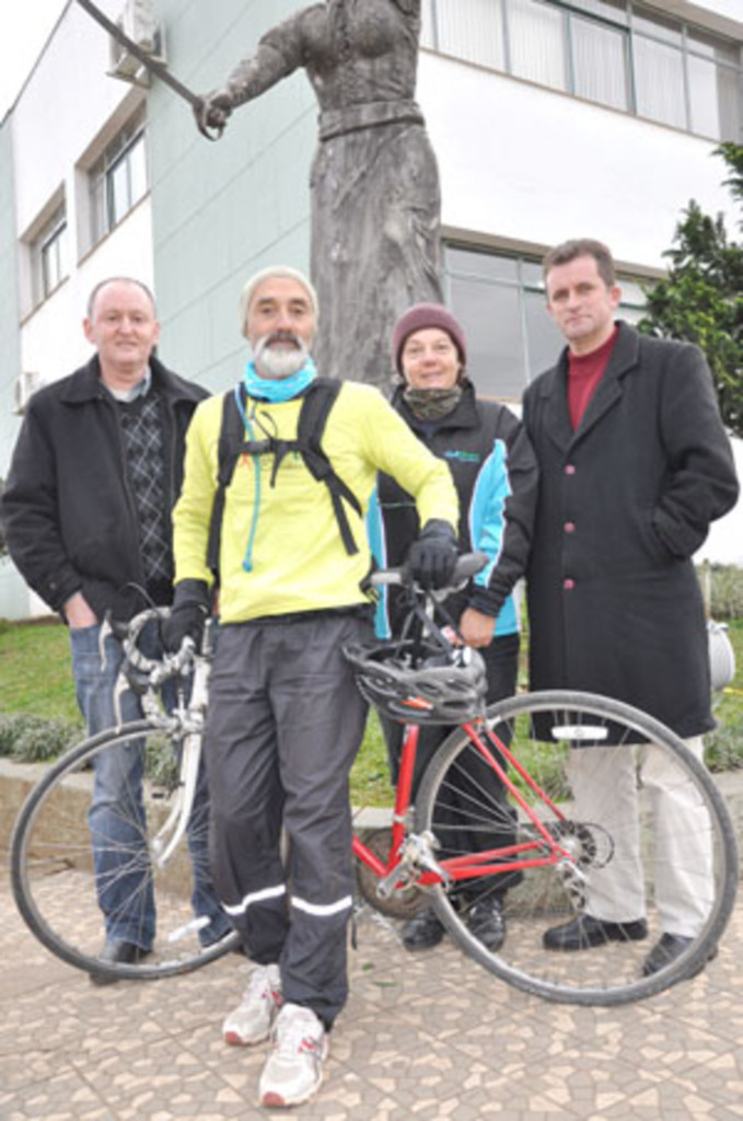 Ciclista percorrerá os 293 municípios de Santa Catarina