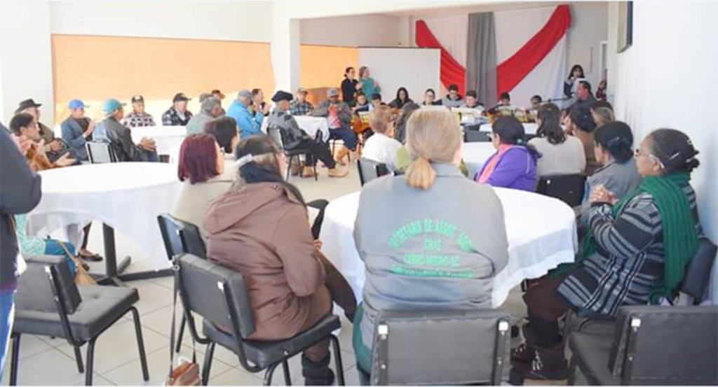 Festa para os pais idosos do SCFV de Cerro Negro