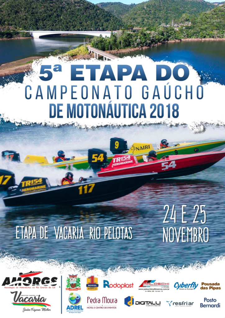 5ª Etapa do Campeonato Gaúcho de Motonáutica 2018 - Barra Grande