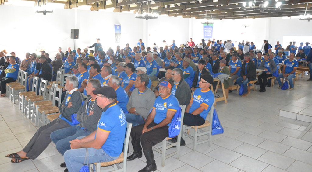 Em Anita, homens do campo participam de evento sobre o Novembro Azul