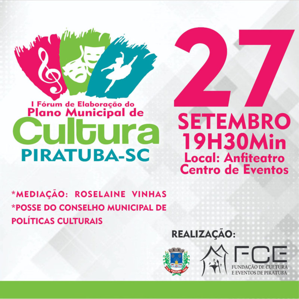 Elaboração do Plano Municipal de Cultura de Piratuba