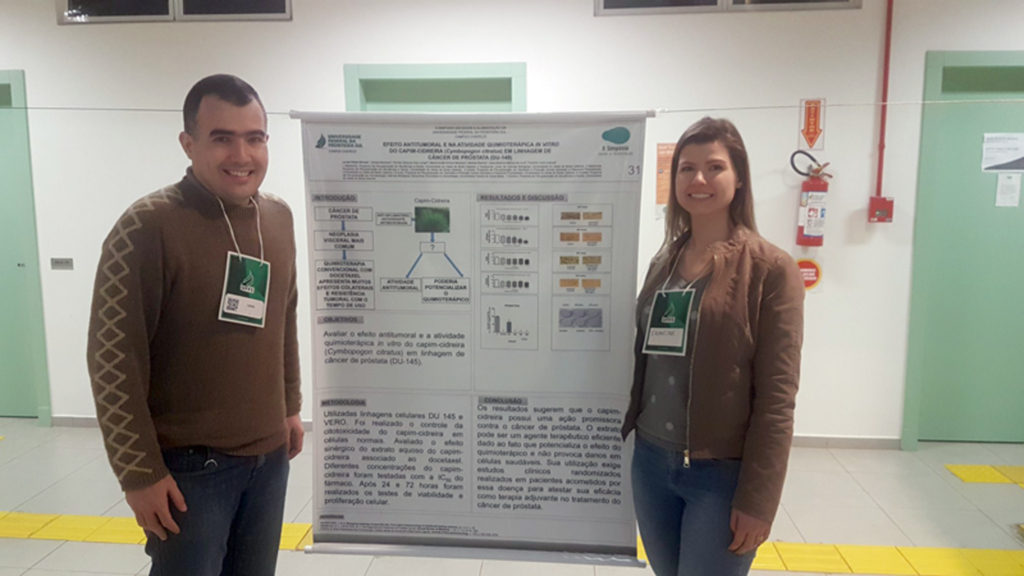  - Trabalho premiado: ?Efeito antitumoral e na atividade quimioterápica in vitro do Capim-Cidreira (Cymbopogon citratus), em linhagem de Câncer de Próstata (DU-145)?