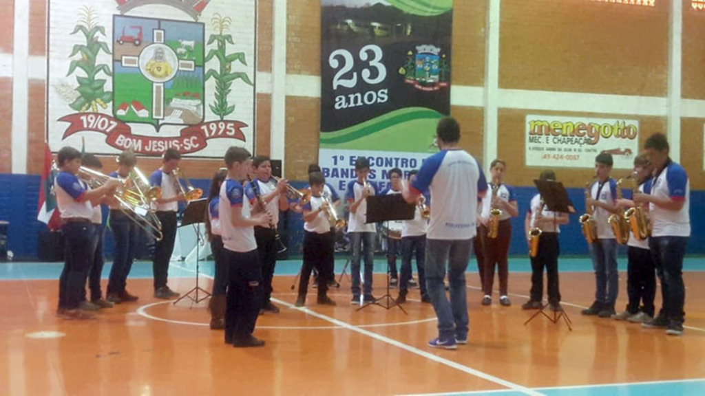 Banda Municipal de Piratuba participa de festival na cidade de Bom Jesus