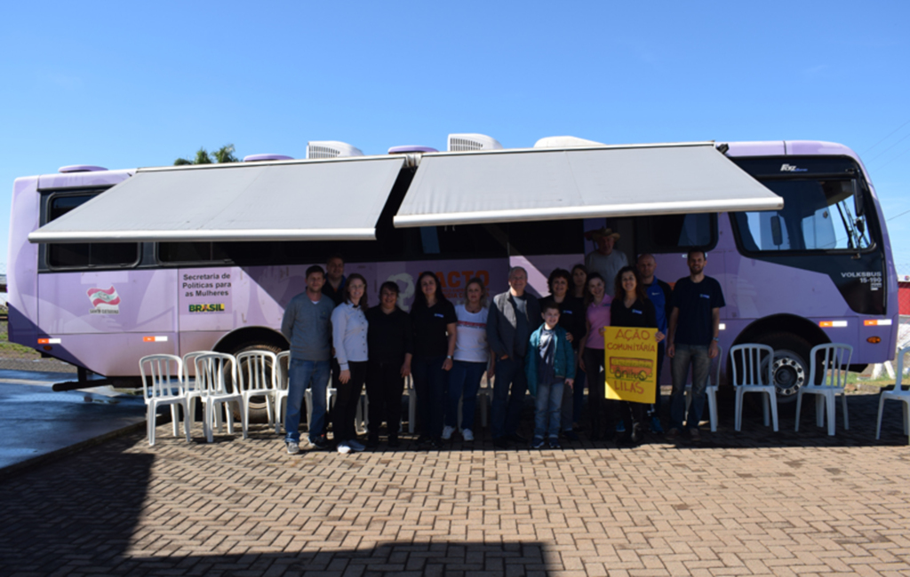 Ônibus lilás contempla municípios da ADR Joaçaba