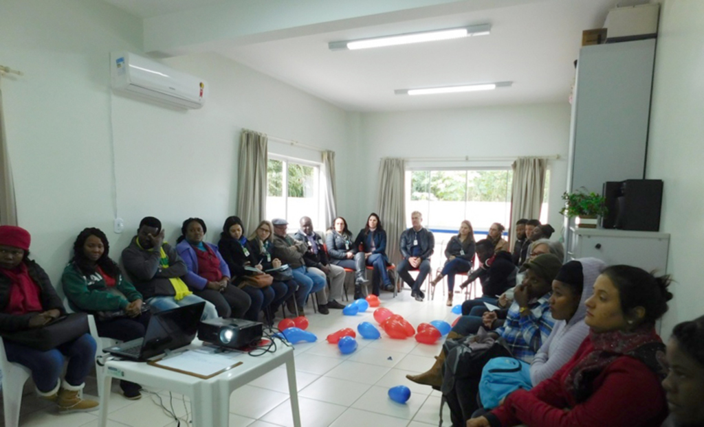Prefeitura de Joaçaba promove projeto com imigrantes haitianos