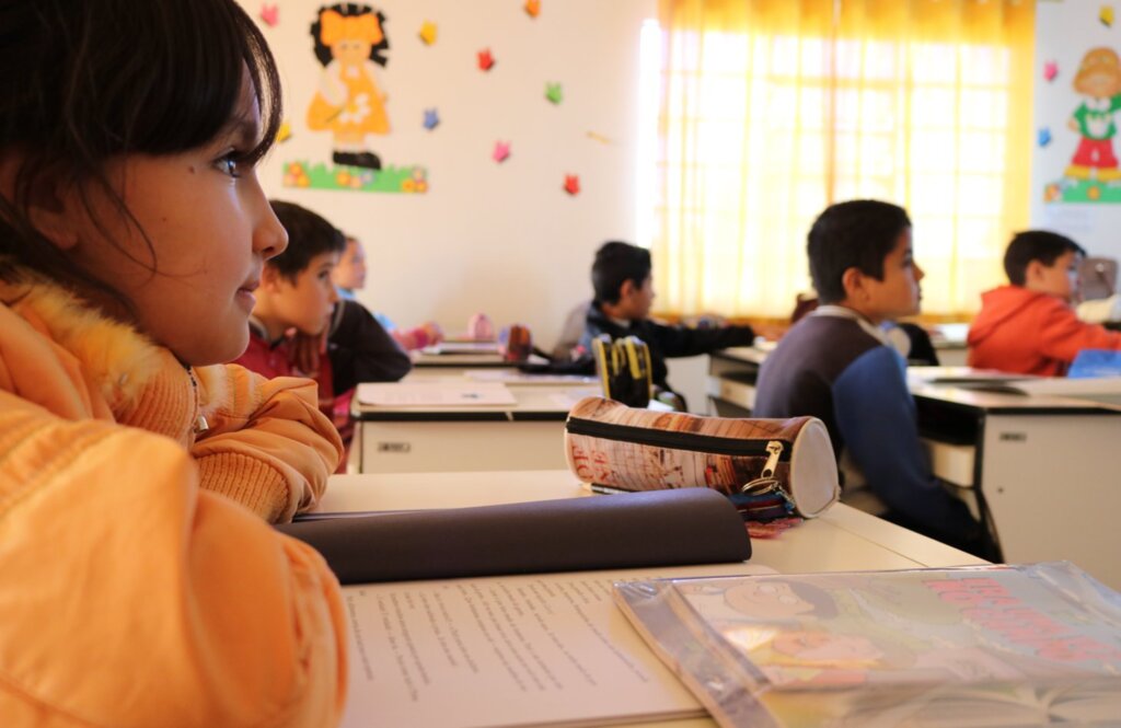 Alunos recebem equipe do Projeto Escola no Campo 2018