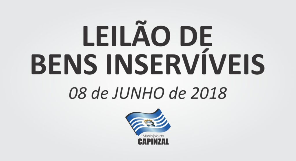 Prefeitura realiza nesta sexta-feira leilão de bens inservíveis