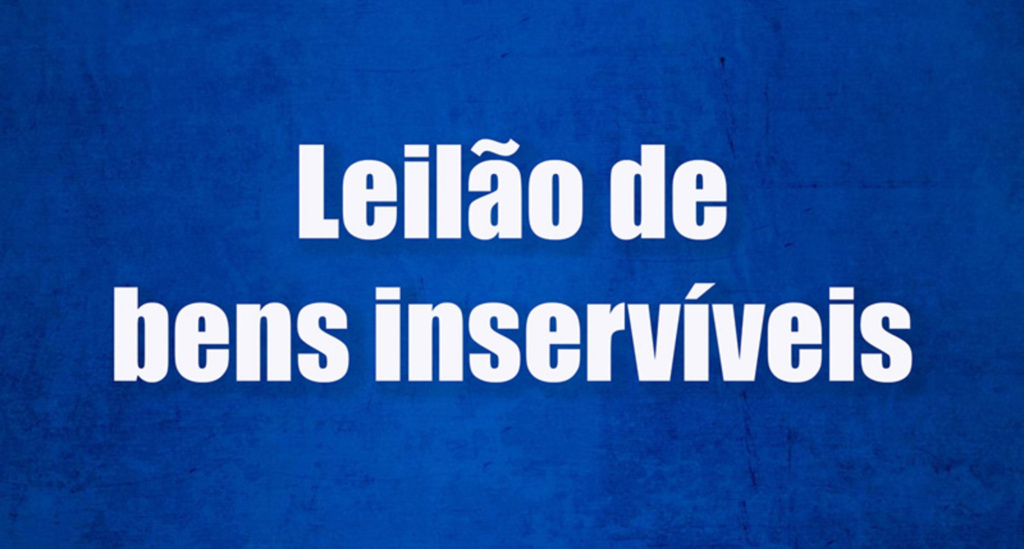 Novo leilão de bens inservíveis será realizado no mês de junho