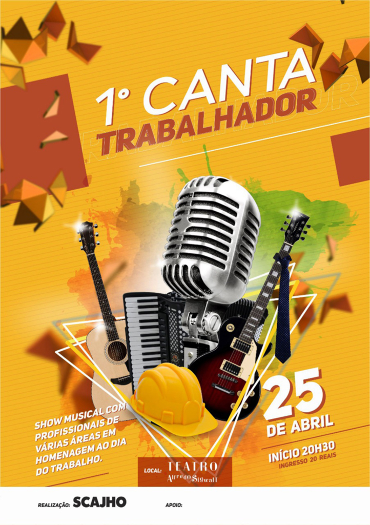 Teatro Alfredo Sigwalt lança o 'Canta Trabalhador'