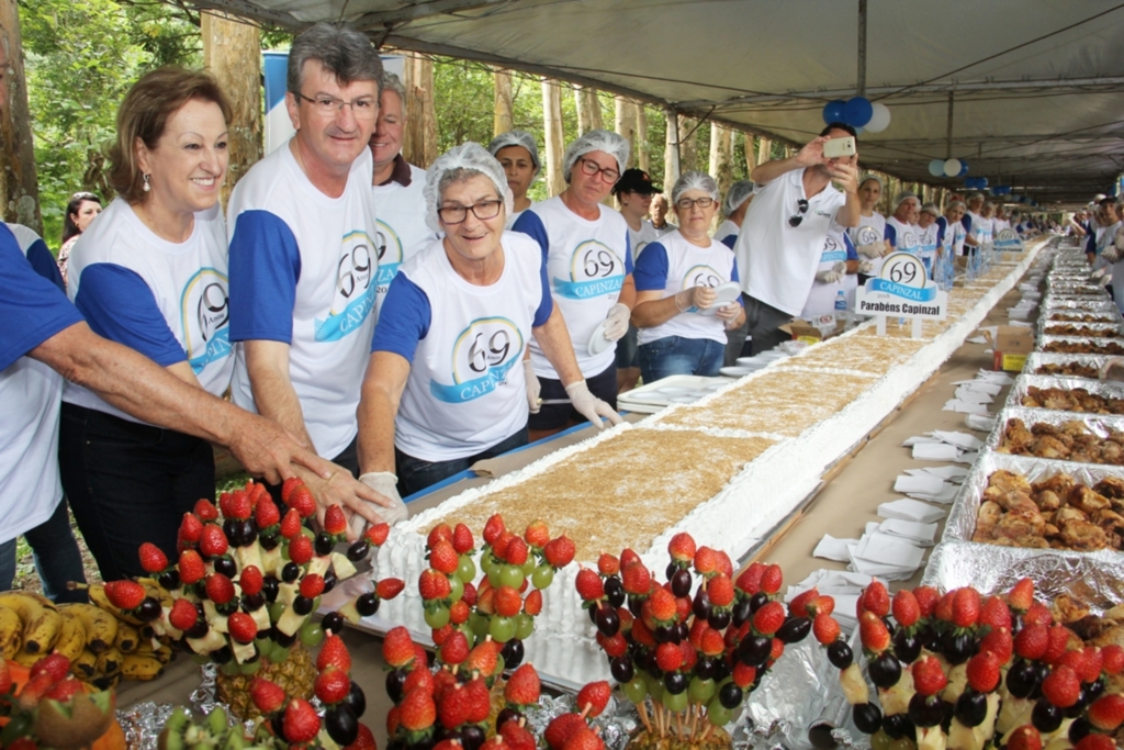 Festa dos 69 anos de Capinzal atraiu um público muito grande à Área de Lazer