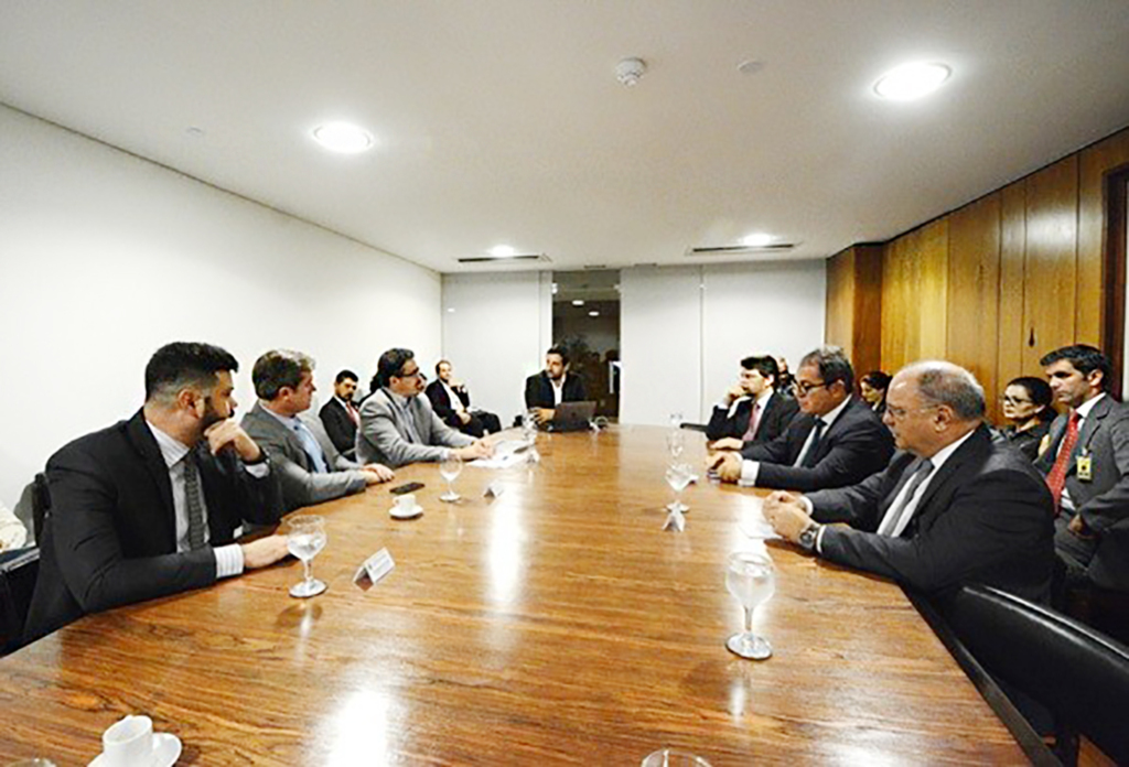 - Presidente da Embratur, Vinicius Lummertz, participa de audiência com  ministros do Turismo, Marx Beltrão, da Cultura, Sérgio Sá Leitão, do Esporte, Leonardo Picciani, e da Segurança Institucional, Sergio Etchegoyen.
