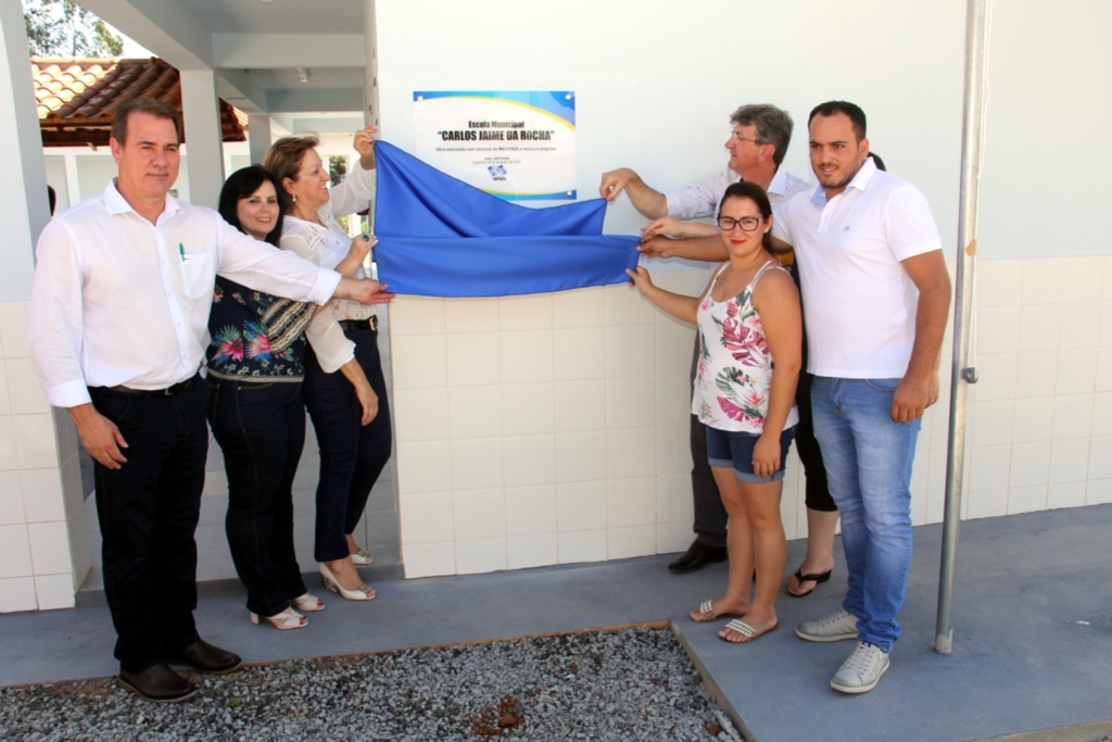 Inaugurada as novas instalações da Escola Municipal Carlos Jaime da Rocha em Lindenberg