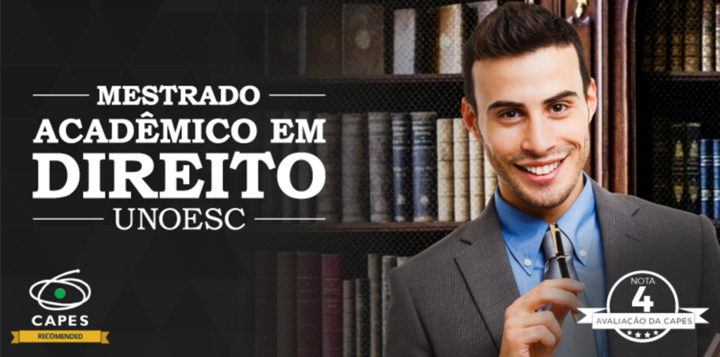 Mestrado em Direito da Unoesc está com inscrições abertas