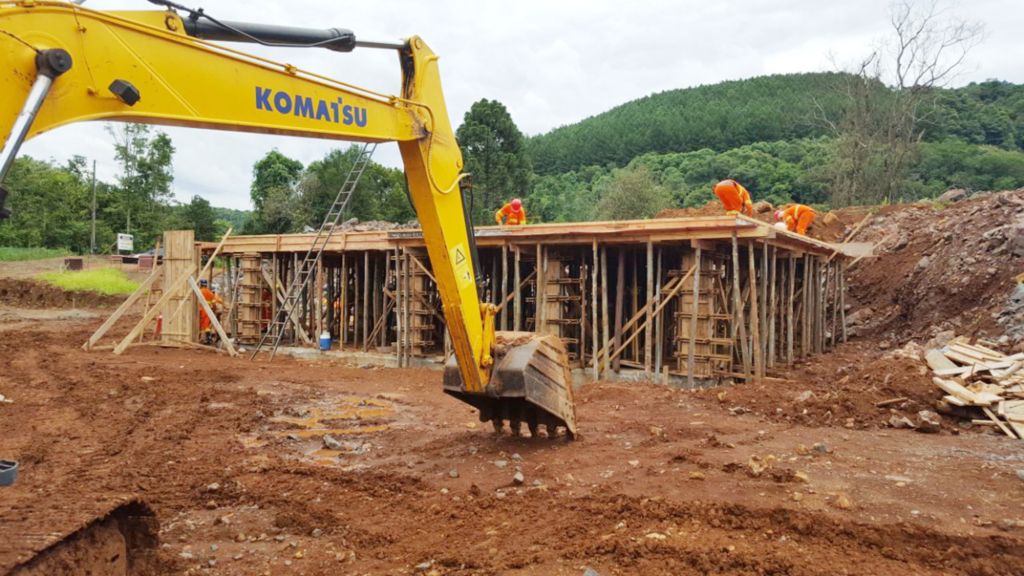 CASAN e Consórcio Trix-Infracon avançam na construção da ETE de Concórdia