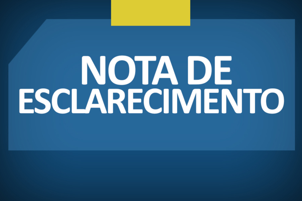 Nota de Esclarecimento