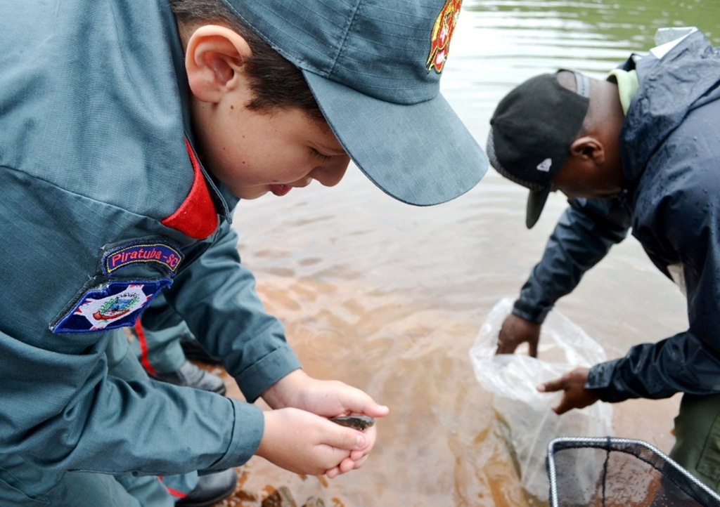 Solturas Experimentais de Peixes aconteceram nos lagos das Usinas de Itá e Machadinho