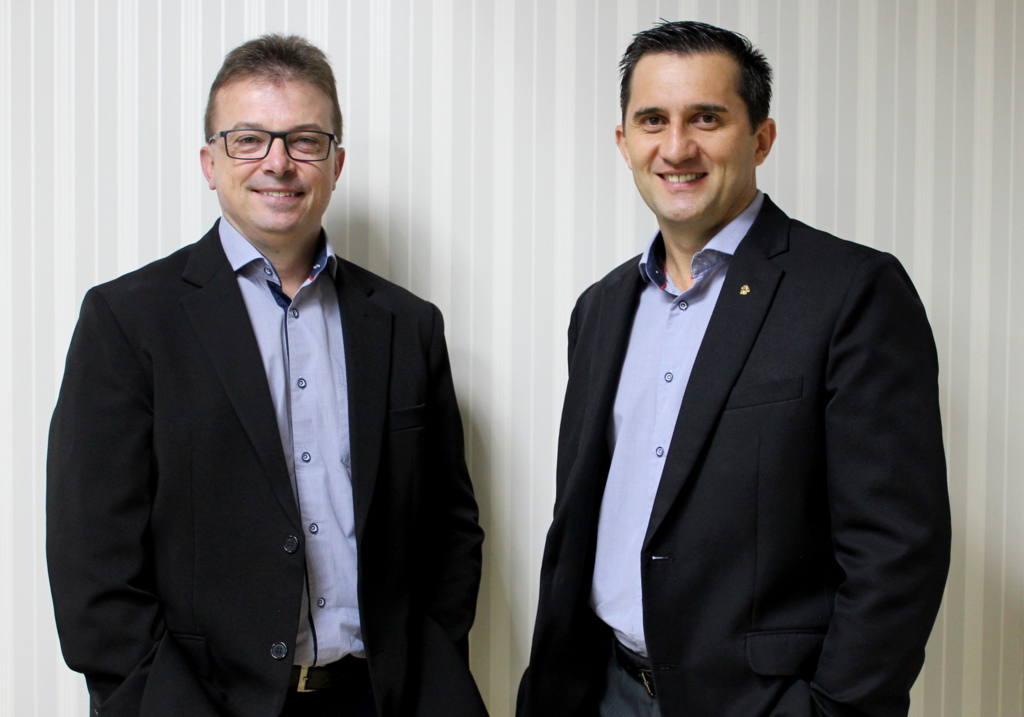  - Elisandro Luis Marmentini - Diretor Executivo e Jaime Celio Testolin.