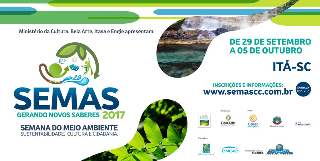 Semana do Meio Ambiente, Sustentabilidade, Cultura e Cidadania (SEMAS) é destaque em Itá
