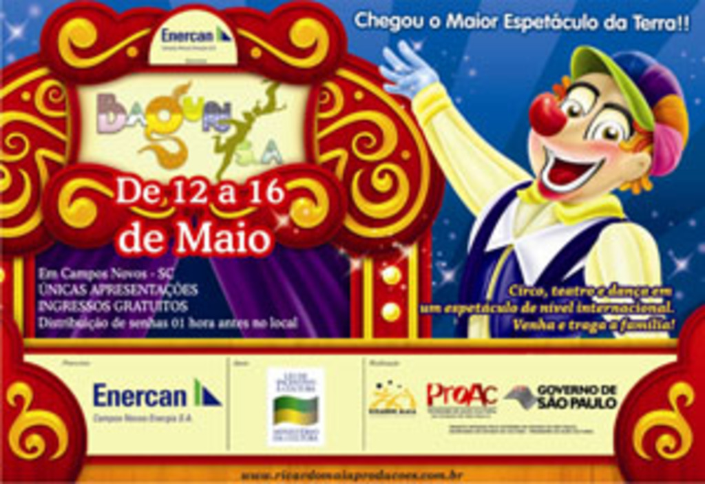 Enercan leva a magia do circo para Campos Novos
