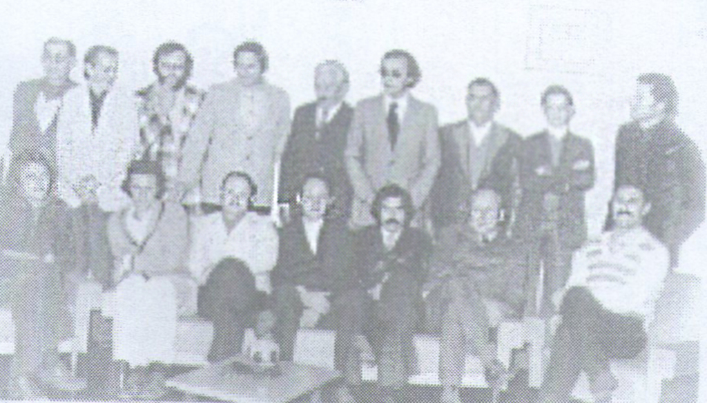  - A foto é da década de 1970, sendo parte da Família Forense e amigos de Capinzal.