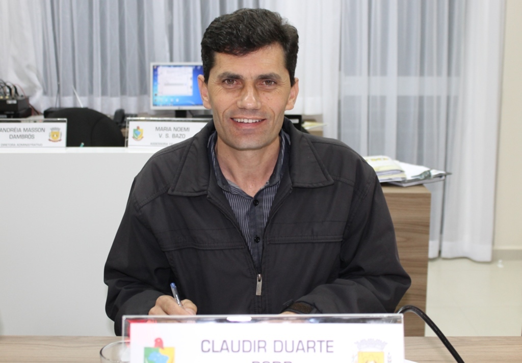  - Vereador Claudir Duarte.